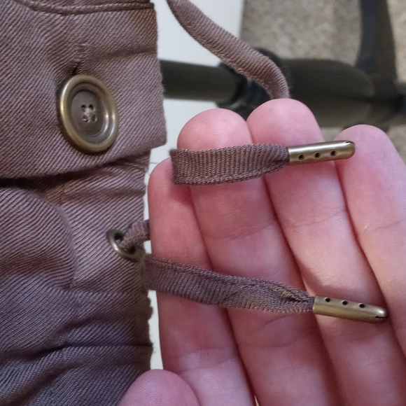 🆕 🍁Matilda Jane🍁 - Brown "Ambitious You" Vest w/Crochet Lace Collar - Picture 8 of 16